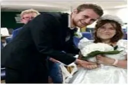 ازدواج عجیب دختر سرطانی در بیمارستان