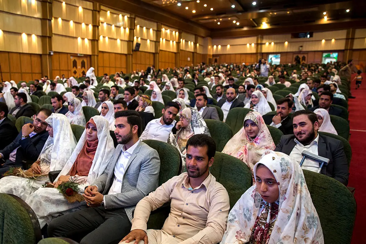 مراسم عقد ۲۲۰ زوج بسیجی