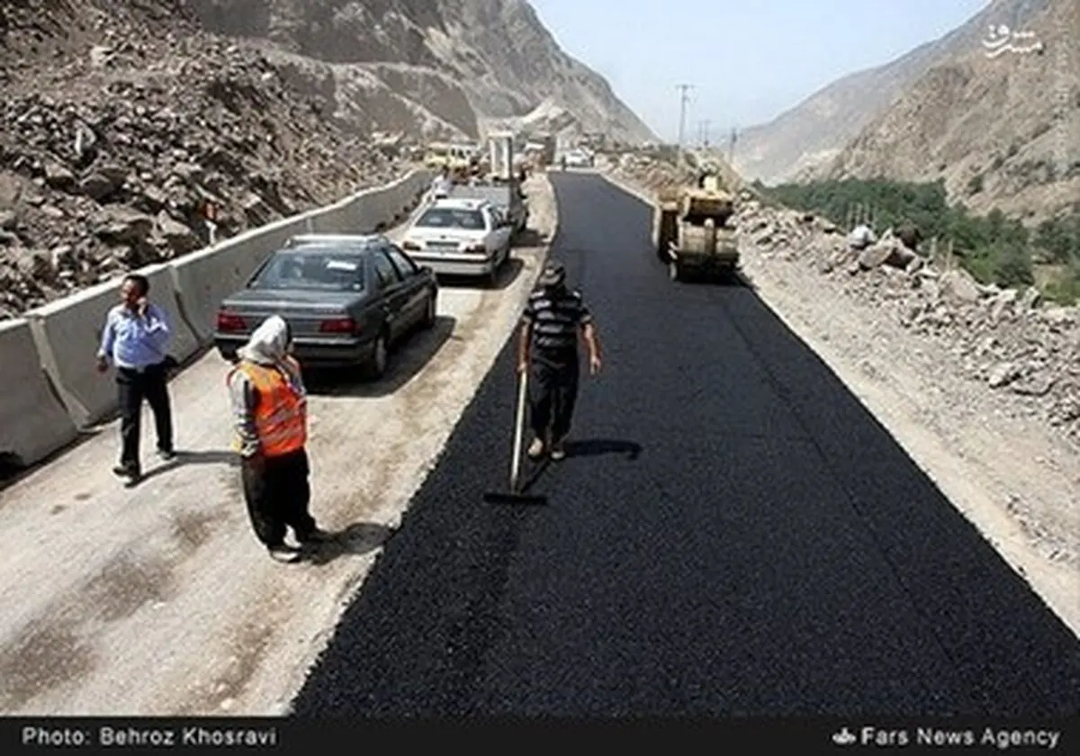 تصاویر بازگشایی جاده هراز