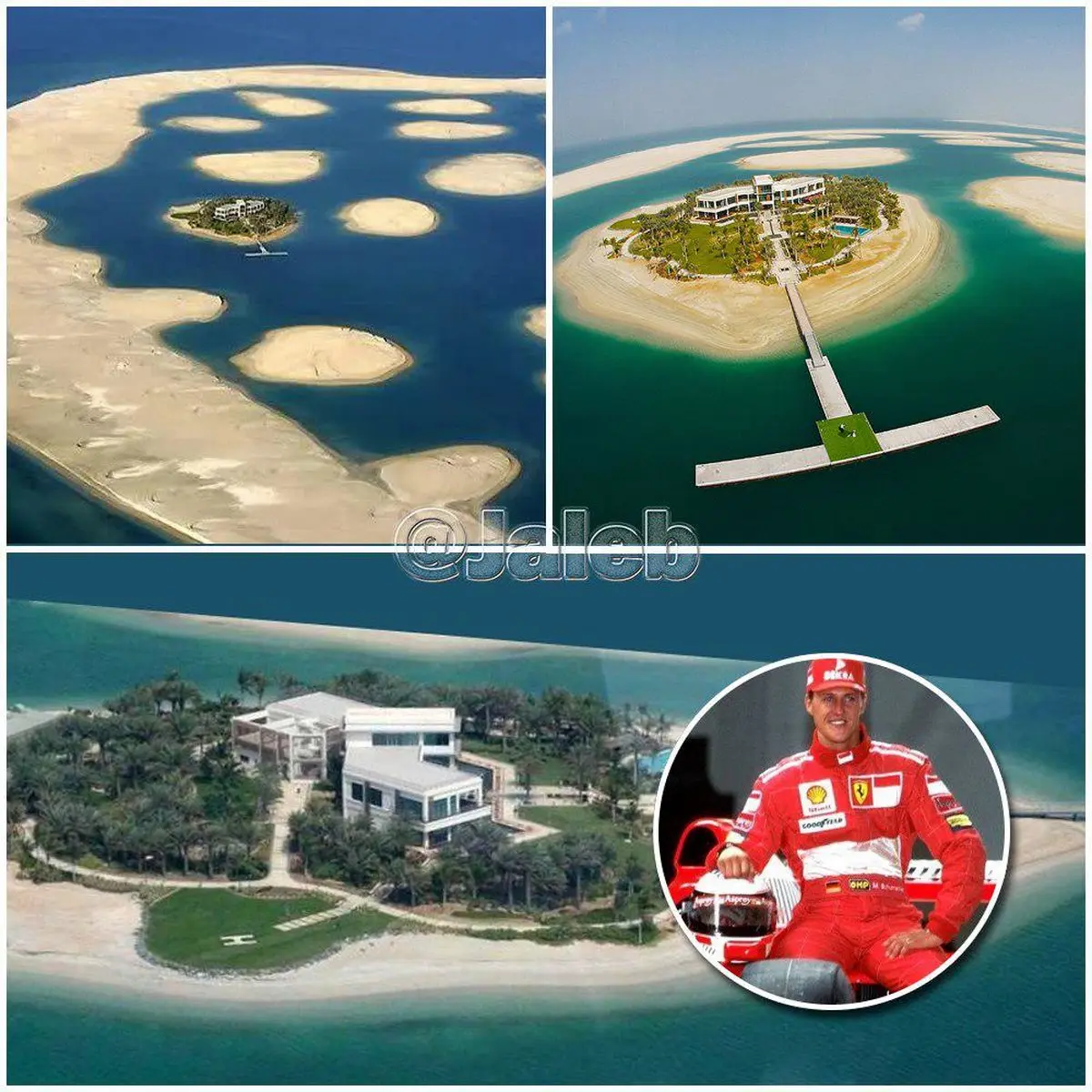 جزیره مایکل شوماخر راننده معروف فرمول یک