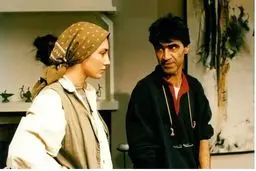 عکس قدیمی هدیه تهرانی در کنار کارگردان مشهور