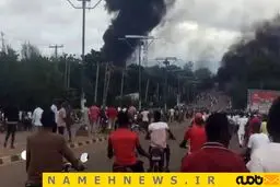 35کشته بر اثر انفجار تانکر گاز / تصاویر