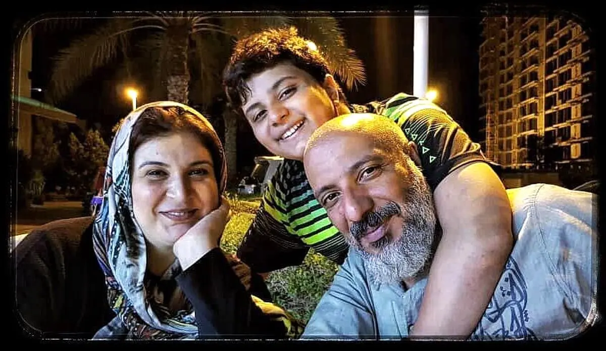 عکس خانوادگی امیر جعفری