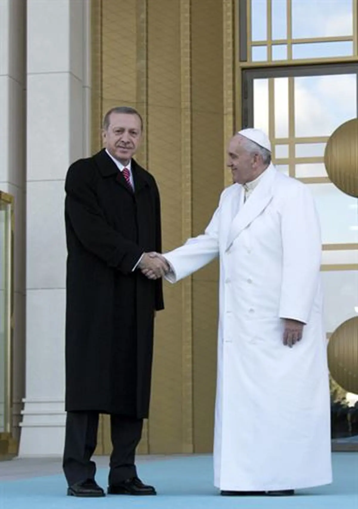 پاپ فرانسیس اولین میهمان خارجی "کاخ سفید " اردوغان +عکس