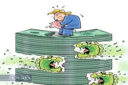 کاری که کرونا با ترامپ کرد! + کاریکاتور