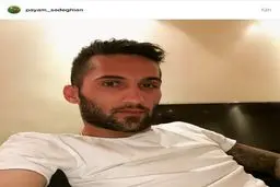 سلفی منشوری بازیکن پر حاشیه/عکس