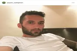 سلفی منشوری بازیکن پر حاشیه/عکس