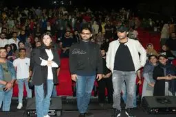 تیپ دو سوپر استار سینما در اکران فیلم "خانه دختر"/عکس