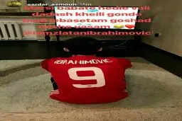 هدیه زلاتان به سردار آزمون و تشکر جالب سردار!/عکس
