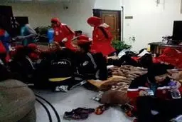 تیم ملی دختران پس از زلزله نپال ، جان سالم به در بردند/عکس