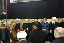 هم‌نشینی مطهری، سیدحسن خمینی، عارف و اژه ای در یک مراسم/عکس