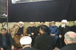 هم‌نشینی مطهری، سیدحسن خمینی، عارف و اژه ای در یک مراسم/عکس