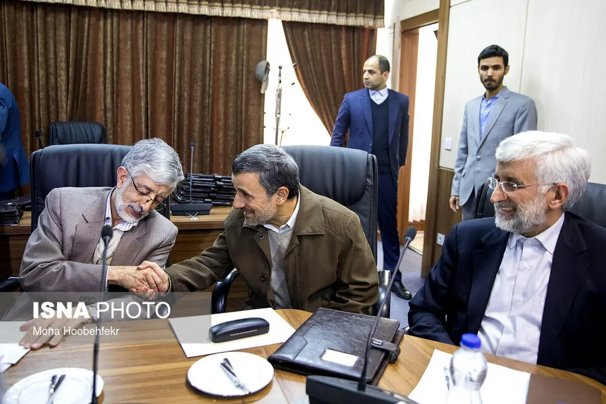 پیمان دوباره احمدی‌نژاد و حدادعادل