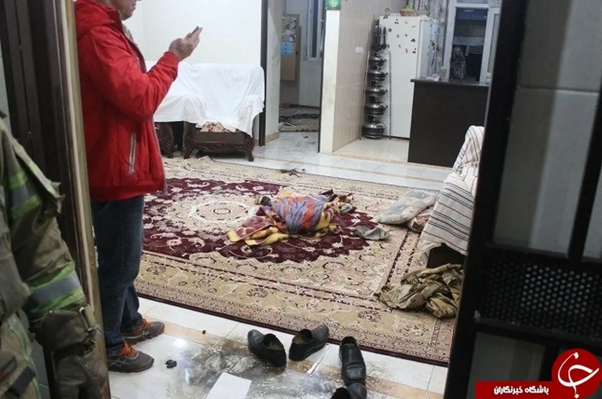 پسری جوان که در یک اقدام جنون آمیز خودش را سوزاند +تصاویر
