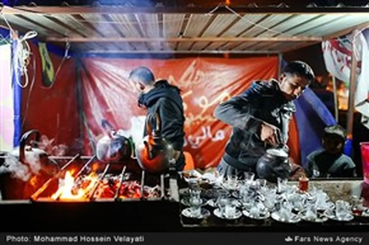 استراحت زائران اربعین حسینی /تصاویر