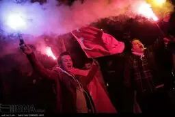 شادی هواداران اردوغان پس از اعلام نتایج اولیه انتخابات/تصاویر