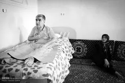 تصاویر زندگی سخت یک بیمار قطع نخاعی