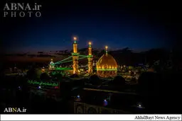 تعویض پرچم گنبد حرمین امام حسین(ع) و حضرت عباس(ع)/ تصاویر