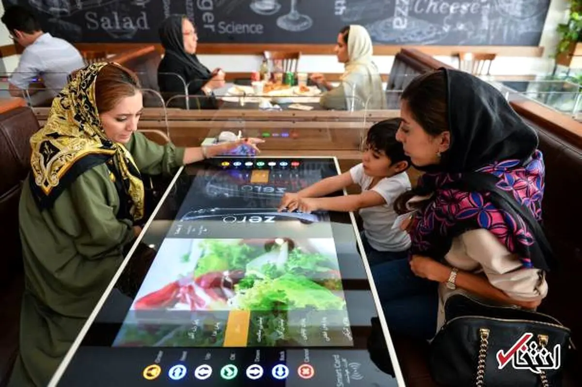 تصاویری جذاب از اولین رستوران دیجیتال در تهران