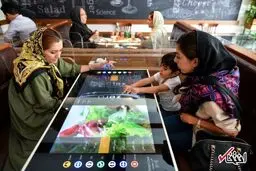 تصاویری جذاب از اولین رستوران دیجیتال در تهران