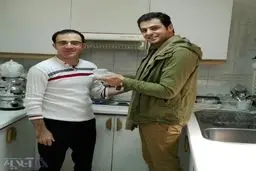 دیدار علی‌ ضیا با آبدارچی محبوب اینستاگرام+عکس