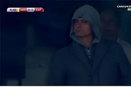 حضور مورینیو در ورزشگاه «کیف» اوکراین با پوشش مبدل+عکس