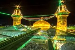 تصاویری از کربلای معلی در شب نیمه شعبان