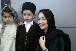 تصویری از حضور هانیه توسلی در جشنواره جهاني فيلم فجر