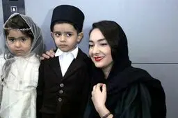 تصویری از حضور هانیه توسلی در جشنواره جهاني فيلم فجر