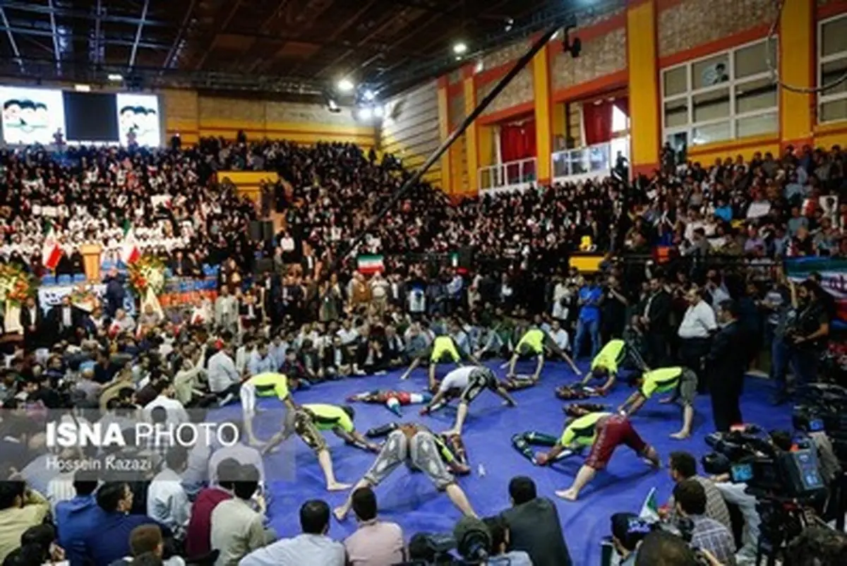 روایت تصویری از همایش انتخاباتی رئیسی در تهران