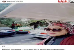 سلفی بهنوش بختیاری با پوشش و حجاب متفاوت/ عکس