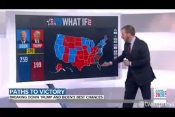 فیلم:تحلیل دقیق مجری معروف NBC News در مورد آخرین وضعیت بایدن و ترامپ