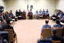 حواشی دیدار مسئولان ستاد سرشماری نفوس و مسکن با رهبر انقلاب/تصاویر