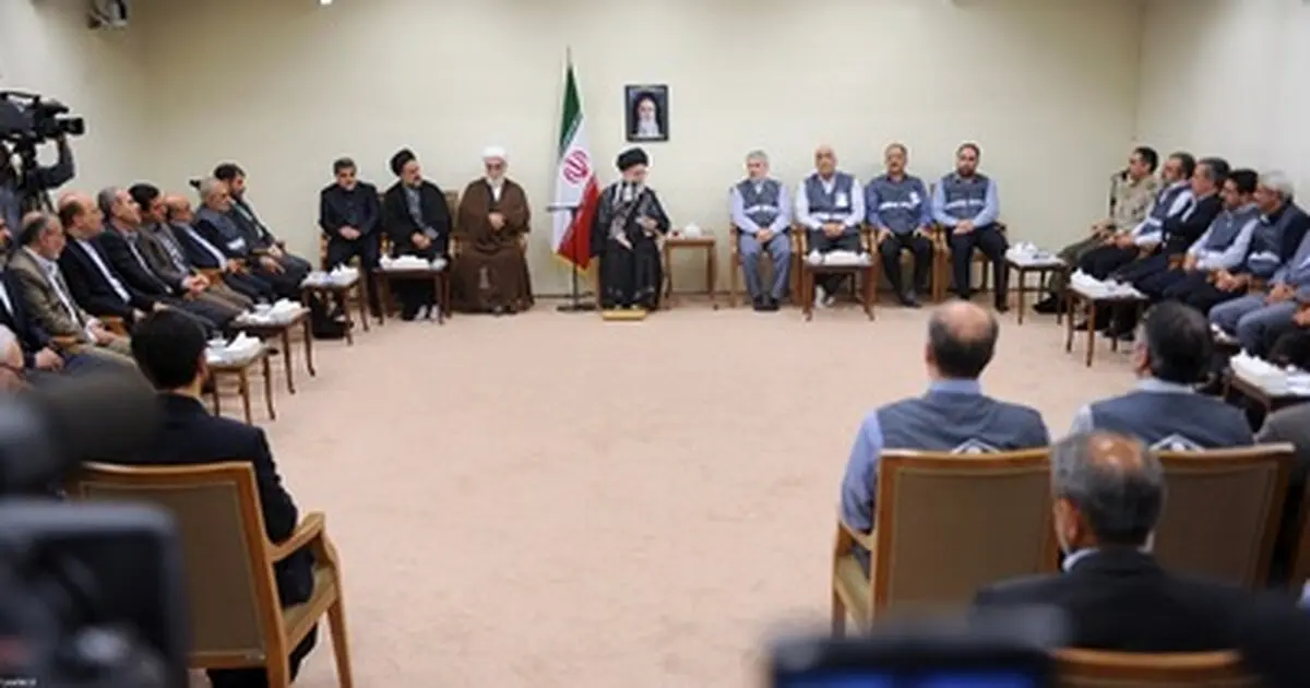 حواشی دیدار مسئولان ستاد سرشماری نفوس و مسکن با رهبر انقلاب/تصاویر