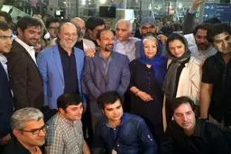 استقبال از اصغر فرهادی، شهاب حسینی و ترانه علیدوستی/ عکس