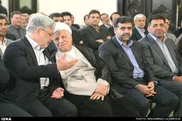 دیدار رییس و معاونین تامین اجتماعی با آیت الله هاشمی رفسنجانی/تصاویر