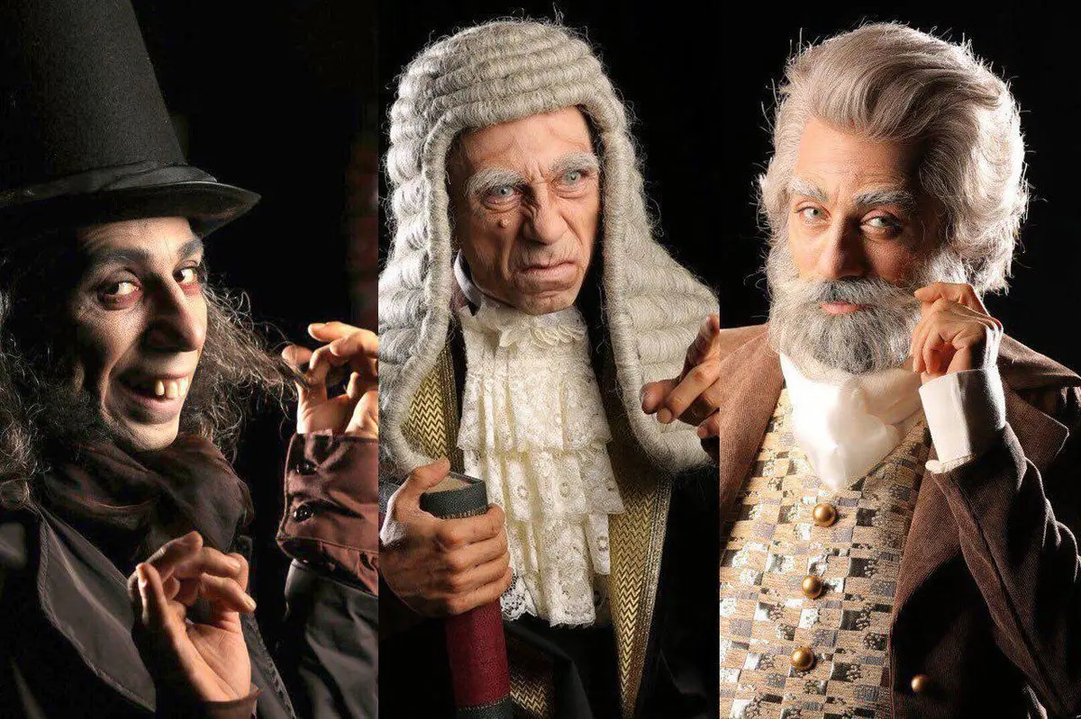 گریم داریوش موفق در سه نقش متفاوت نمایش الیورتوئیست/عکس