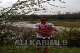 عکس/ علی كریمی و فرزندش در لاهیجان