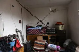 خانه‌های سی‌سخت بعد از زلزله+ عکس