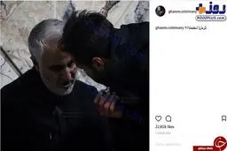 تصویری جدیدی از سردار سلیمانی به مناسبت تولدش