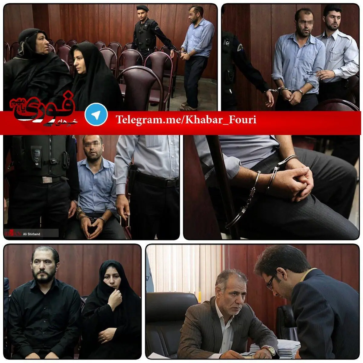 تصویری از جلسه محاکمه قاتل آتنا اصلانی