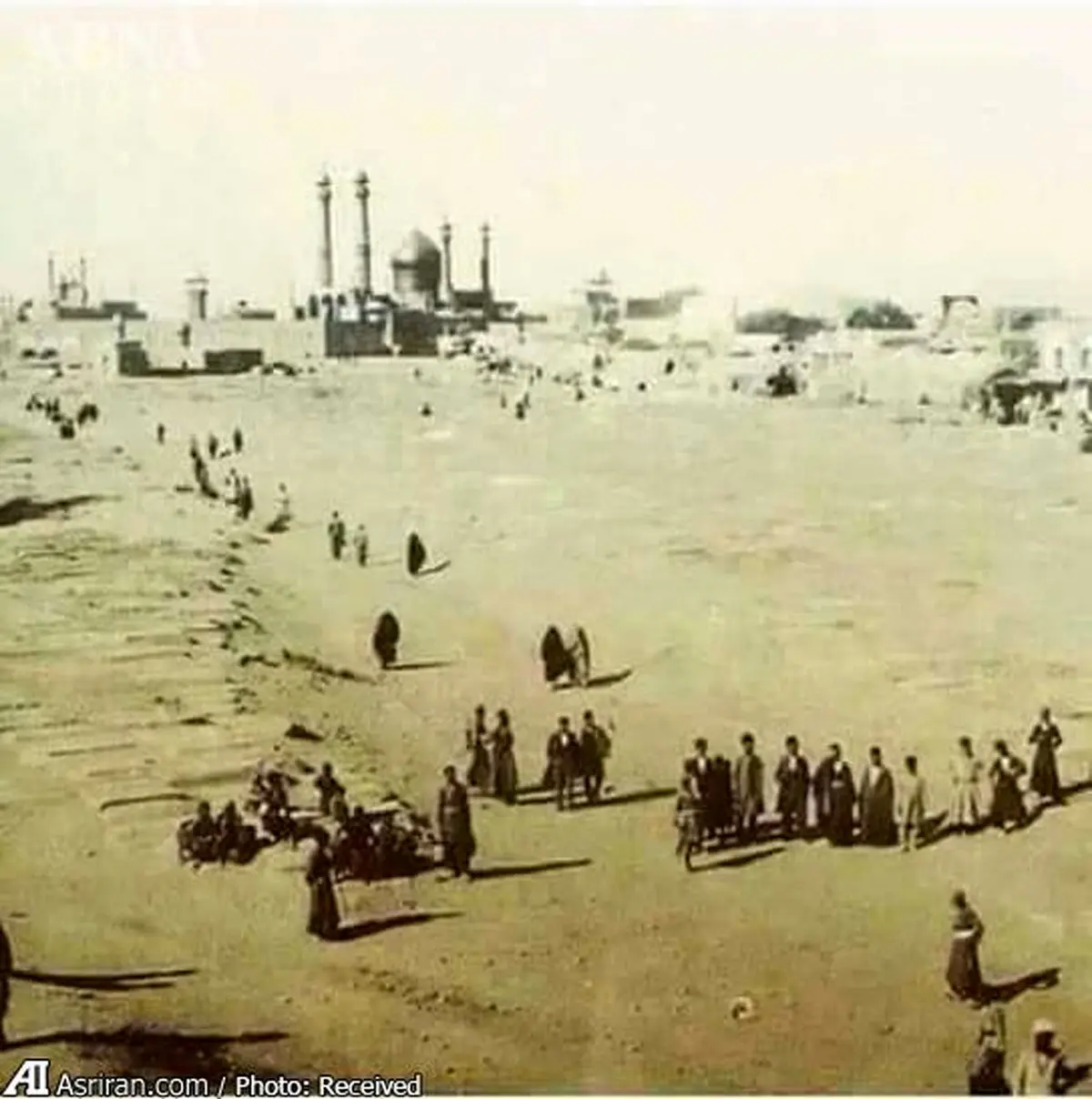 عکس قدیمی از حرم امام حسین