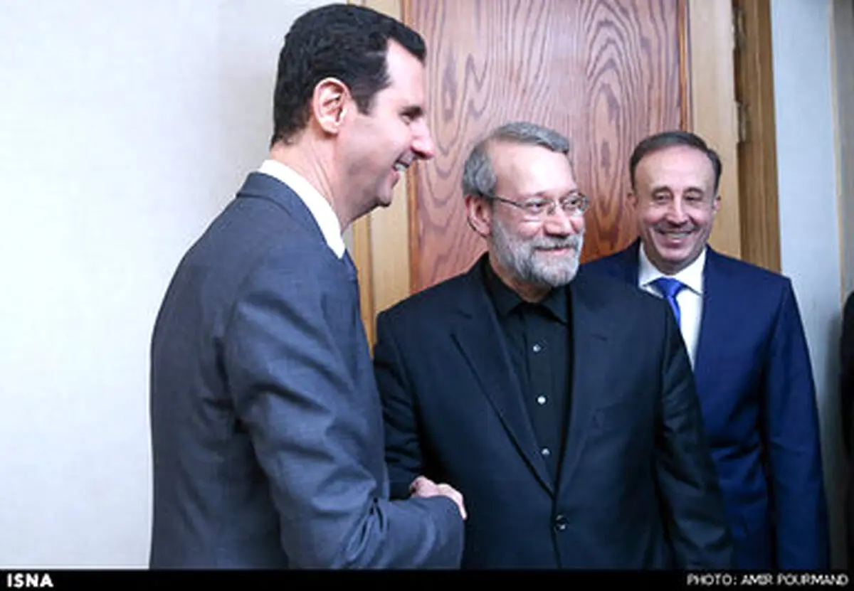 بشار اسد با لاریجانی دیدار کرد/تصاویر