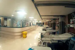 تصویری مهم از بیمارستان خالی از بیماران کرونایی