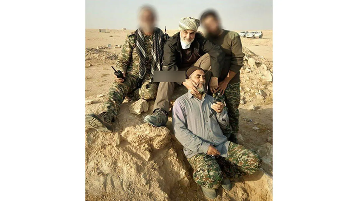 عکس دیده نشده از سردار شهید سلیمانی پس از فتح آخرین دژ داعش