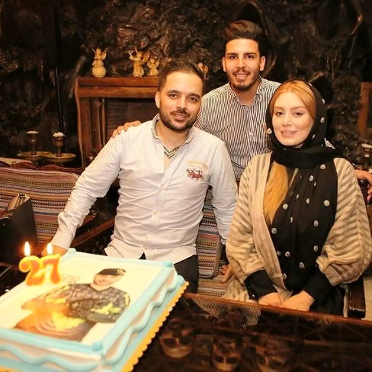 سحر قریشی در جشن تولد 27 سالگی برادرش سپهر! عکس