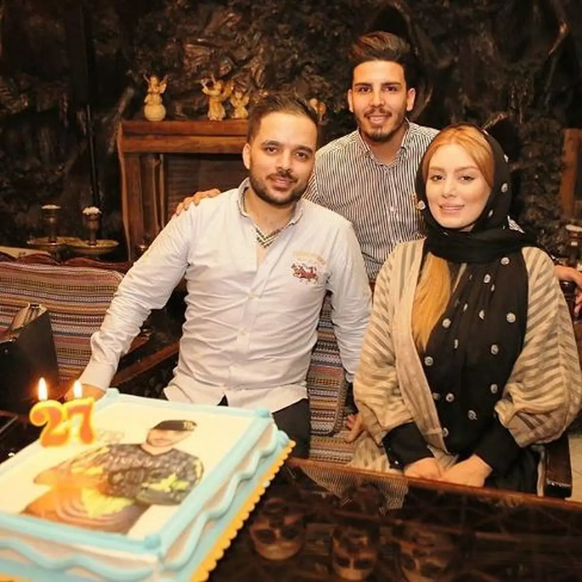 سحر قریشی در جشن تولد 27 سالگی برادرش سپهر! عکس