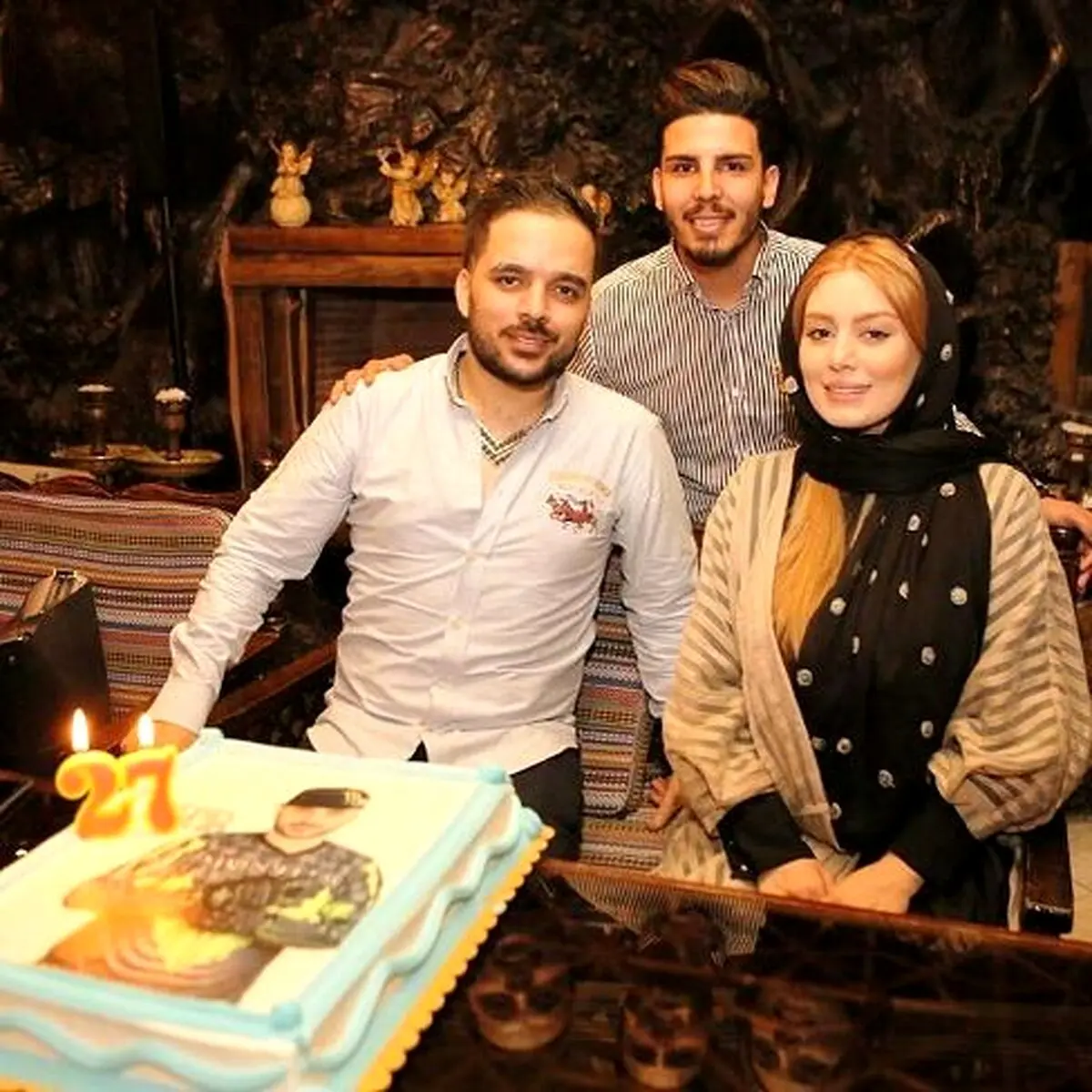 سحر قریشی در جشن تولد 27 سالگی برادرش سپهر! عکس