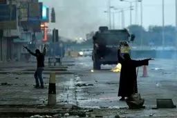 ادامه تظاهرات شبانه در بحرین/تصاویر