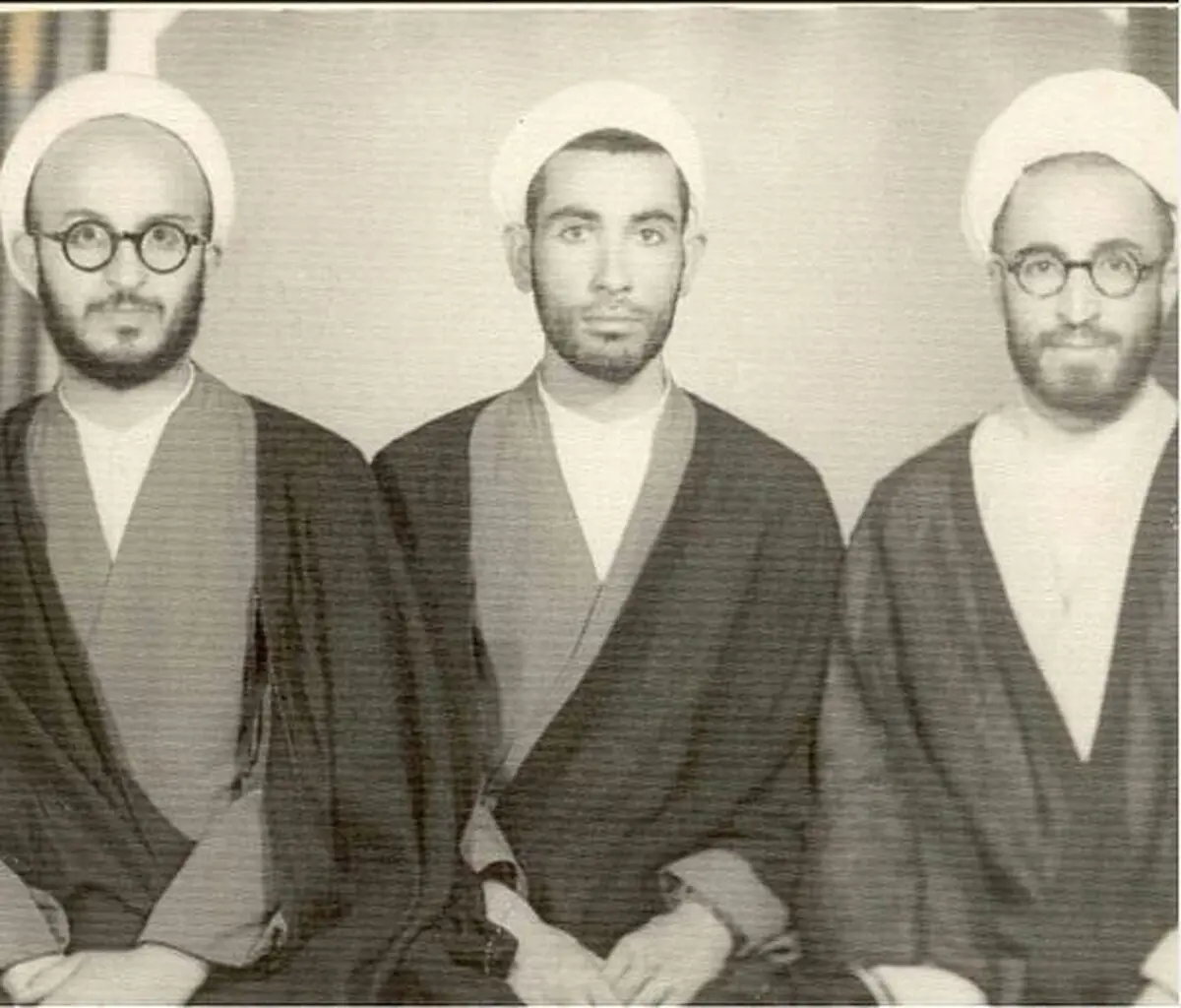 آیت الله مکارم و باهنر در جوانی/عکس